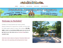 Tablet Screenshot of parkdaleprivateschool.com